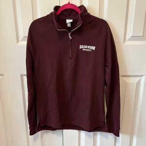 Maroon FDU Quarter-Zip Pullover